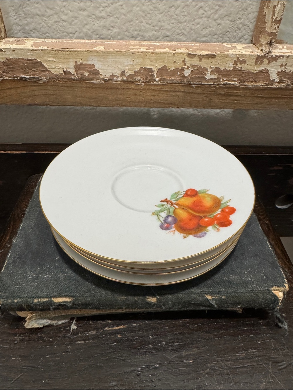 Vintage Bareuther Waldsassen Fruit Saucers - Set of 4 Bavaria Plates